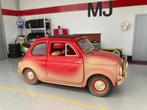 Fiat 500 Rally #29 1:16 Solido Rood MJ, Ophalen of Verzenden, Zo goed als nieuw, Auto, Solido