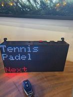 Digitaal Padel Scorebord met Afstandsbediening, Sport en Fitness, Padel, Ophalen of Verzenden, Zo goed als nieuw, Padel-accessoire