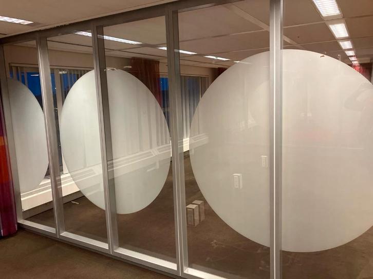 Partij glazenwand scheidingswand glaswand tussenwand 539, Doe-het-zelf en Verbouw, Glas en Ramen, Gebruikt, Glasplaat, Minder dan 80 cm