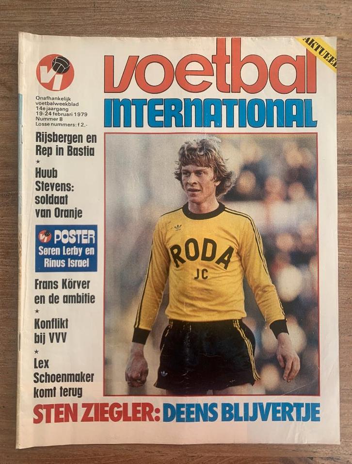 Voetbal International VI Div. tijdschriften uit 1979/ €1,50, Verzamelen, Sportartikelen en Voetbal, Zo goed als nieuw, Poster, Plaatje of Sticker