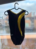 GK Turnpakje AS Velours zwart met geel, Sport en Fitness, Turnen, Verzenden, Zo goed als nieuw, Turnpak(je)