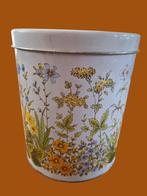 Vintage jaren 70 Opbergblik Veldbloemen, Ophalen of Verzenden