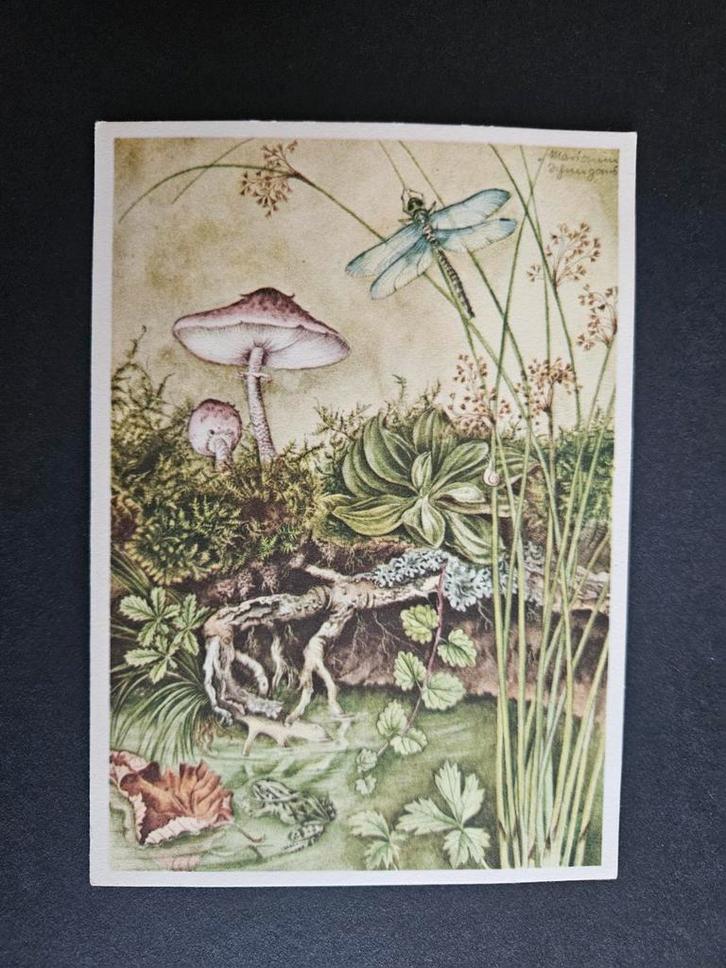 Oude Prentkaart - Marianne Schneegans, Verzamelen, Ansichtkaarten | Buitenland, Gelopen, Duitsland, 1980 tot heden, Verzenden