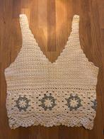 Handgemaakte Gehaakte Top - Maat L, Kleding | Dames, Tops, Beige, Maat 42/44 (L), Nieuw, Ophalen of Verzenden