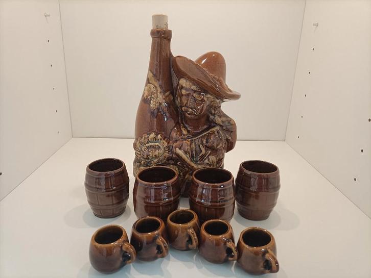 Antieke Likeur set, Antiek en Kunst, Antiek | Porselein, Ophalen of Verzenden