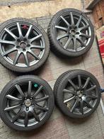 Rial Milano (Titaan) 7x17 ET40 5x112 Velgen met Winderbanden, Ophalen, Velg(en), Nieuw, 17 inch