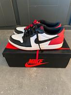 Jordan 1 low black toe low maat 45 nieuwe in doos, Nieuw, Ophalen of Verzenden, Nike Jordan