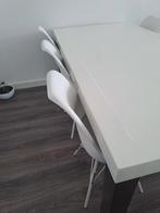 Tafel met stoelen, Ophalen of Verzenden, Zo goed als nieuw, Rechthoekig, 50 tot 100 cm
