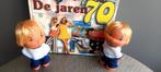 2 rubberen retro kus poppen pop poppetjes 16 cm vintage, Ophalen of Verzenden, Nieuw, Pop