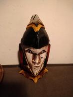 Houten kop met hagedis (?) opberger, Ophalen of Verzenden