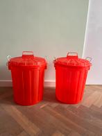 Rode emmer curver vuilnisemmer opbergbak lego speelgoed, Ophalen of Verzenden, Gebruikt, Minder dan 50 cm
