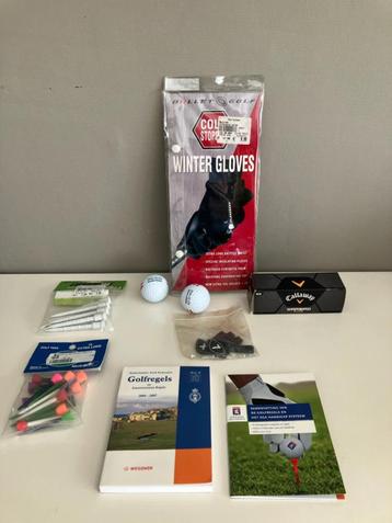 Bullet golf winter gloves ladies pair mt M, 5x golfbal, tees beschikbaar voor biedingen