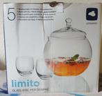 Bowlset Leonardo 038185 - LIMITO. Glas - 5-delig, Antiek en Kunst, Antiek | Glas en Kristal, Ophalen of Verzenden