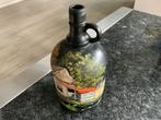 BESCHILDERDE GLAZEN VAAS, Huis en Inrichting, Woonaccessoires | Vazen, Overige kleuren, Ophalen of Verzenden, Minder dan 50 cm