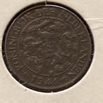 1 Cent uit 1941 van Wilhelmina, Postzegels en Munten, Munten | Nederland, Verzenden, Koningin Wilhelmina, 1 cent, Losse munt