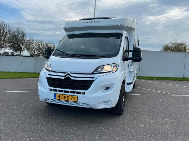 Hobby optima on tour  t65 hkm, Caravans en Kamperen, Campers, Bedrijf, tot en met 4, Half-integraal, Hobby, Fiat, Diesel, Handgeschakeld