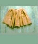 Bruin glitter rok maat 140, Ophalen of Verzenden, Zo goed als nieuw, Meisje, Jurk of Rok