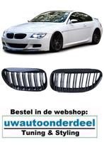 Grill Hoogglans Zwart Dubbele Spijl Voor Bmw 6 Serie E63 E64, Ophalen of Verzenden