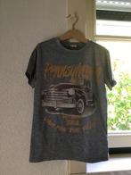 Hema Shirt grijs opdruk auto maat 134/140, Kinderen en Baby's, Kinderkleding | Maat 134, Ophalen of Verzenden, Zo goed als nieuw