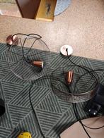 Twee hanglampen in goede staat, Ophalen, Zo goed als nieuw, Metaal, Modern