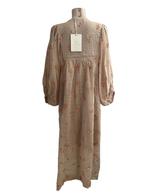 Nukus maxi jurk NIEUW L, Kleding | Dames, Beige, Maat 46/48 (XL) of groter, Ophalen of Verzenden, Zo goed als nieuw