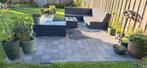 22 m2 Abbeystones grijs/zwart, nog geen 2 jaar oud, Ophalen, Zo goed als nieuw, 10 m² of meer, Beton