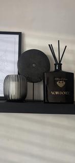 Vaas / windlicht bombyxx Colorado grey/ zwart, Huis en Inrichting, Woonaccessoires | Vazen, Overige kleuren, Ophalen of Verzenden