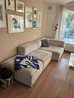 Beige hoekbank, Huis en Inrichting, Banken | Complete zithoeken, Ophalen, Gebruikt