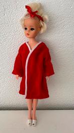 Vintage Barbie SINDY Fleur BADJAS rood met witte bies, Ophalen of Verzenden, Zo goed als nieuw