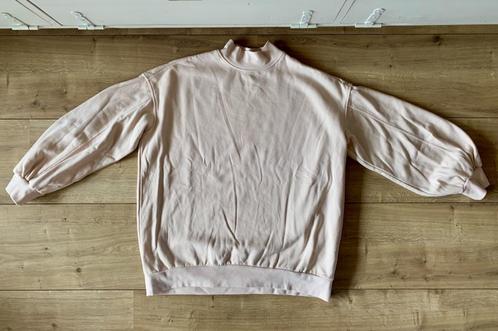 Z.g.a.n. Lichtroze oversized trui / sweater, H&M, maat S, Kleding | Dames, Truien en Vesten, Zo goed als nieuw, Maat 36 (S), Roze
