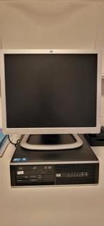 HP Compaq 6000 pro Desktop PC met Monitor, Computers en Software, Desktop Pc's, Gebruikt, HDD, Minder dan 4 GB, Met monitor