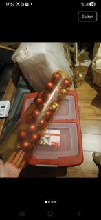 Kerstballen in koker - Plastic, Ophalen of Verzenden, Gebruikt