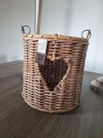 Riviera Maison mand met hart 2 stuks, Ophalen, Zo goed als nieuw, Rond, Riet