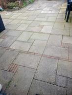 Grindtegels, Tuin en Terras, Tegels en Klinkers, Ophalen, Gebruikt, 10 m² of meer, Beton