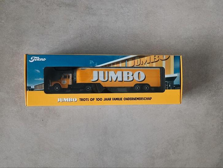 Tekno 1:50 Jumbo Jubileum Vrachtwagen – Limited Edition –, Hobby en Vrije tijd, Modelauto's | 1:5 tot 1:12, Nieuw, Motor, Ophalen of Verzenden
