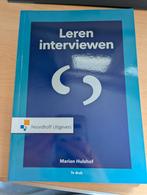Marian Hulshof - Leren interviewen, Ophalen of Verzenden, Zo goed als nieuw, Marian Hulshof