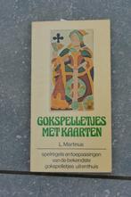Gokspelletjes met kaarten., Verzenden, Zo goed als nieuw, Overige onderwerpen, L. Martinus