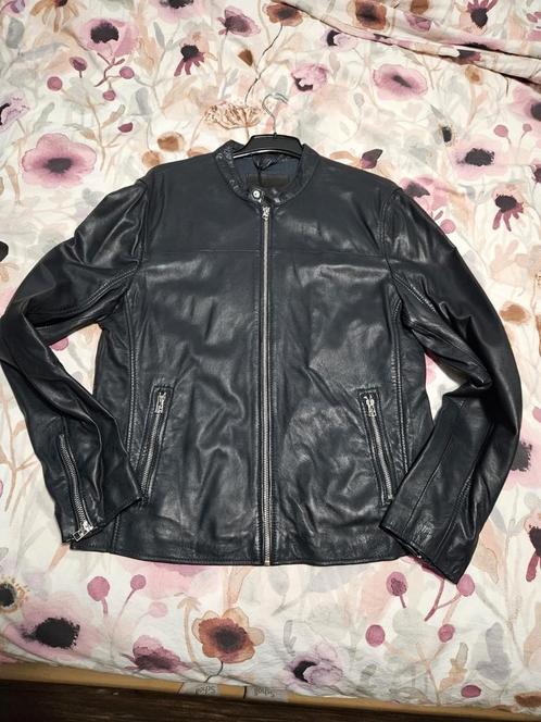 Donkerblauwe Goosecraft bikerjack, maat XXL, NIEUW!, Kleding | Heren, Jassen | Zomer, Nieuw, Overige maten, Blauw, Ophalen of Verzenden
