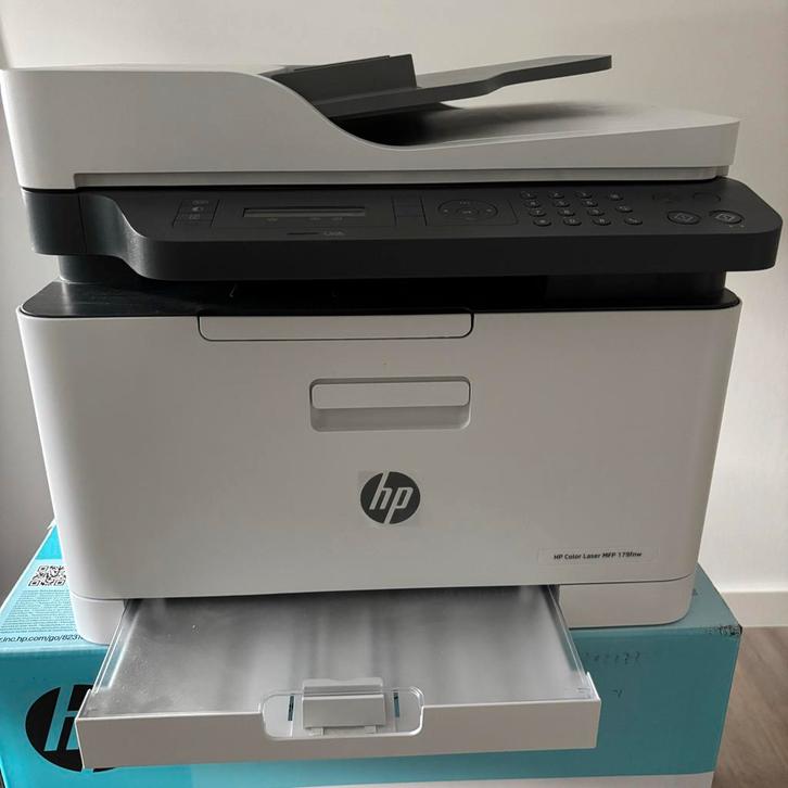 HP Color Laser MFP 179fnw - All-in-One Printer, Computers en Software, Printers, Zo goed als nieuw, All-in-one, Laserprinter, Faxen