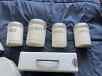 Brabantia emaille keuken set crème, Antiek en Kunst, Ophalen of Verzenden