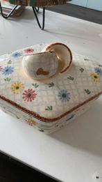 Oud bonbonschaal met deksel, Ophalen of Verzenden