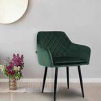 Lina® Noble - Velvet Eetkamerstoel - Groen, Metaal, Mevsim Store, Overige kleuren, Nieuw