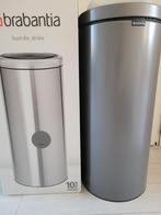 Brabantia Touch Bin Flat Top prullenbak 30L Platinum, 50 tot 75 cm, Ophalen of Verzenden, Rvs, 20 tot 30 liter