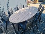 EXTRA GROTE TUINSET 280cm TAFEL MET 8 STOELEN van €1900 nu, Ophalen, Nieuw