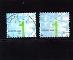 2 Zakenpostzegels met verschillende tandingen NVPH 3138, Ophalen of Verzenden, Na 1940, Gestempeld