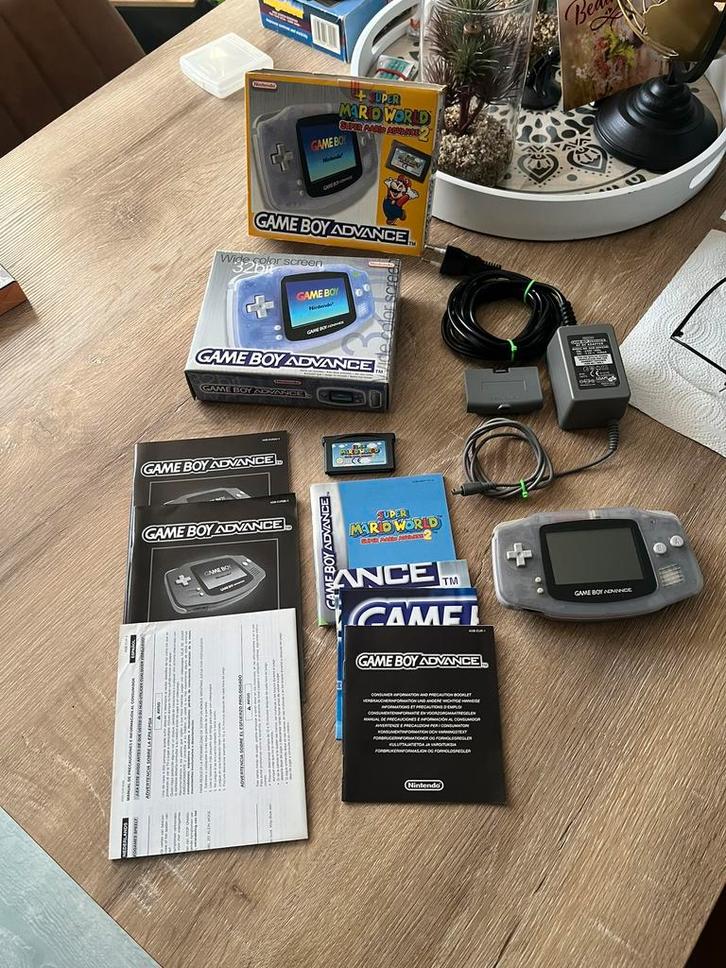 Game boy advance mario editie compleet, Spelcomputers en Games, Spelcomputers | Nintendo Game Boy, Zo goed als nieuw, Game Boy Advance