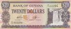 20 Dollars Guyana 2016 Bankbiljet UNC #GY1, Postzegels en Munten, Bankbiljetten | Amerika, Ophalen of Verzenden, Zuid-Amerika