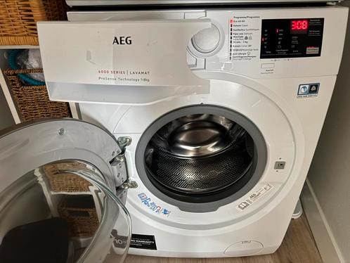 AEG L6FB586CBS ProSense (1600RPM, 8kg), Witgoed en Apparatuur, Wasmachines, Zo goed als nieuw, 8 tot 10 kg, Minder dan 85 cm, 1600 toeren of meer