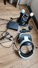 PS4 VR Set Compleet: Camera & Motion Controllers en oplader, Spelcomputers en Games, Virtual Reality, Ophalen of Verzenden, Gebruikt