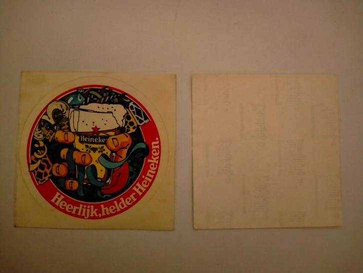 strip sticker Heerlijk Helder Heineken bier glas muziek 2, Verzamelen, Stickers, Zo goed als nieuw, Overige typen, Ophalen of Verzenden